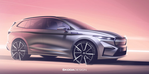Skoda Enyaq iV Electric SUV Design Sketches Officially Revealed: Here Are The Details!