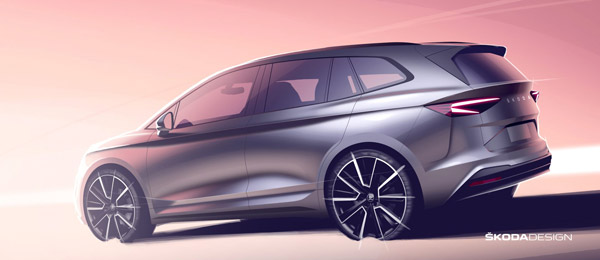 Skoda Enyaq iV Electric SUV Design Sketches Officially Revealed: Here Are The Details!