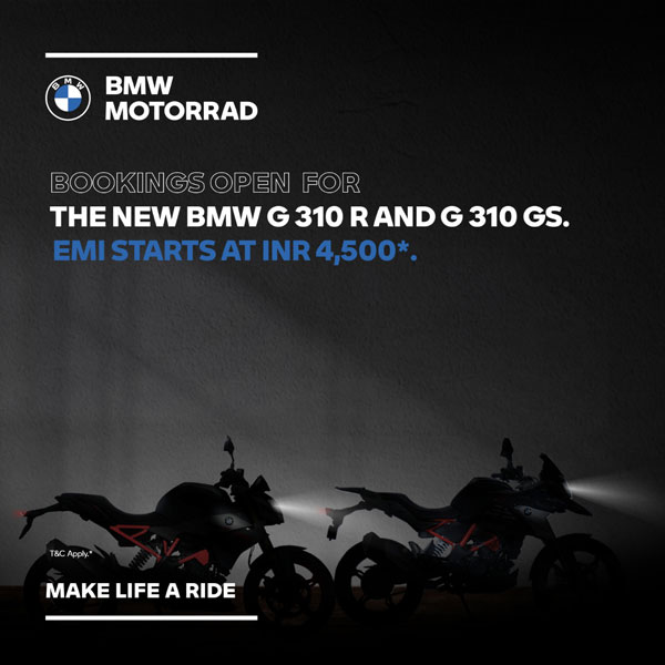 BMW G 310 R, G 310 GS BS6 Low EMI Finance Scheme Introduced Ahead Of ...