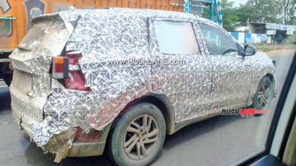 Spy Pics: New Mahindra XUV500 SUV Spotted Testing Revealing Few Features