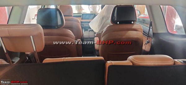 Spy Pics: MG Gloster Spied Arriving At Dealerships Revealing Interior Features & Equipment Along With Captain Seats Of Second Row