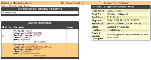 Tata Timero Nameplate Trademarked In India: Will It Be The HBX Micro SUV?