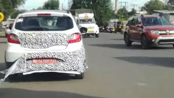 Spy Pics: New Tata Tiago NRG Variant Spotted Testing Ahead Of Launch