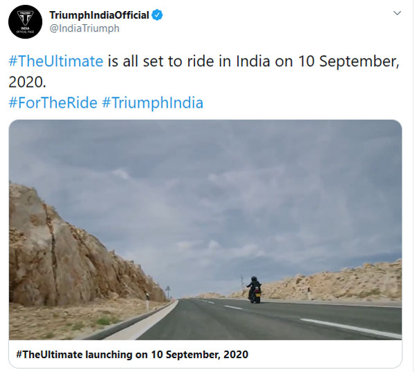 Triumph Rocket 3 GT India Launch Timeline Revealed: Teaser Video & Other Details