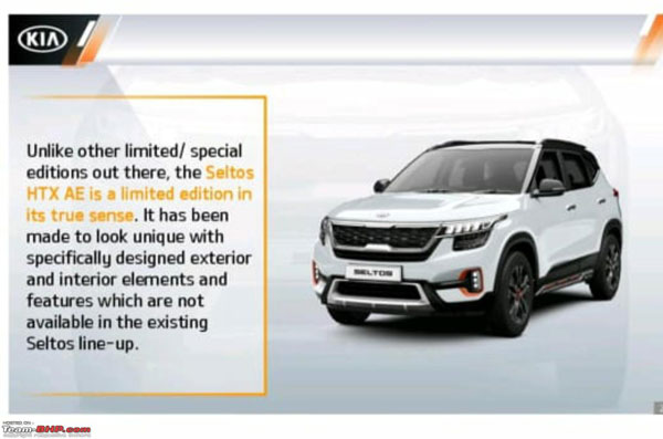 Kia Seltos Anniversary Edition Details Leaked Ahead Of India Launch: Based On Mid-Spec HTX Trim, Featuring A Bunch Of Cosmetic Upgrades