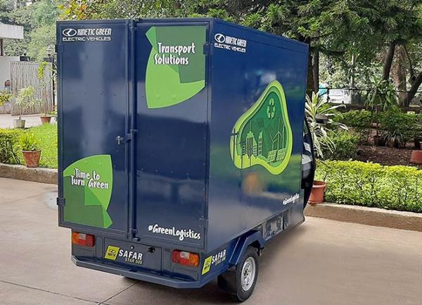 Kinetic Safar Jumbo Electric Cargo 3-Wheeler Launch