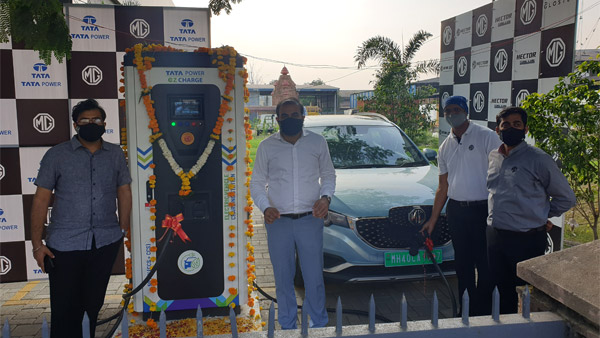 MG Motor Inaugurates First Superfast Charging EV Station In Nagpur: Details