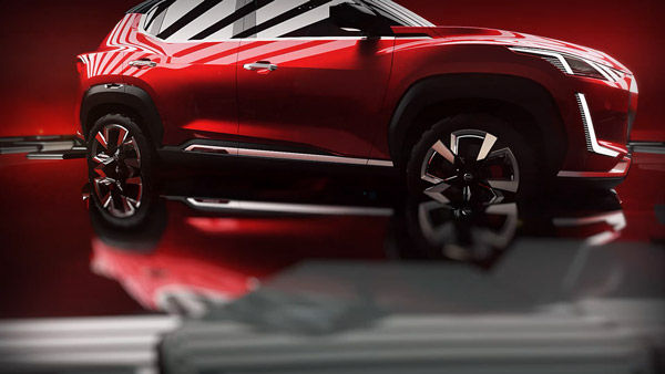 Nissan Magnite Compact SUV Spotted Without Wraps: Spy Pics & Details