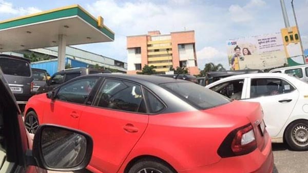 Spy Pics: Skoda Rapid CNG Spotted Testing For First Time Ahead Of Launch In India