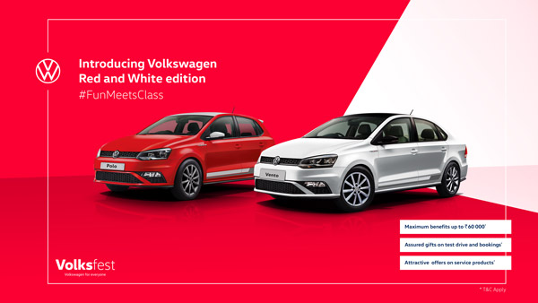 Volkswagen Polo & Vento Red & White Special Edition Models Launched At Rs 9.19 Lakh: Specs, Features, Variants & Other Details