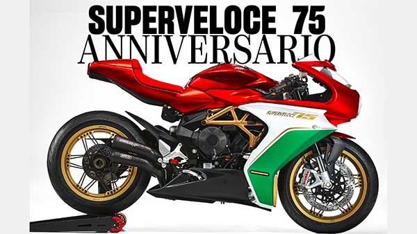 MV Agusta Superveloce 75 Anniversario Motorcycle Unveiled: Special Limited-Edition Model Celebrating Italian Brand’s 75 Years Of Existence