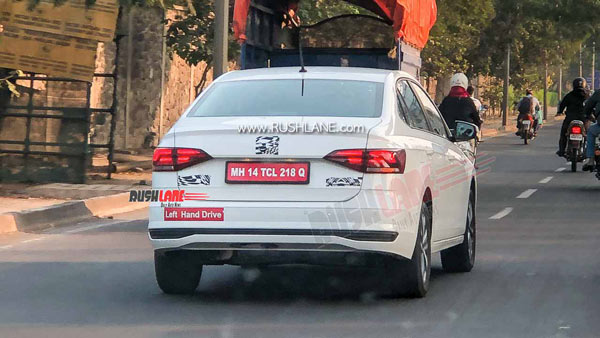 Spy Pics: Volkswagen Virtus Spotted Testing Ahead Of Expected India Launch