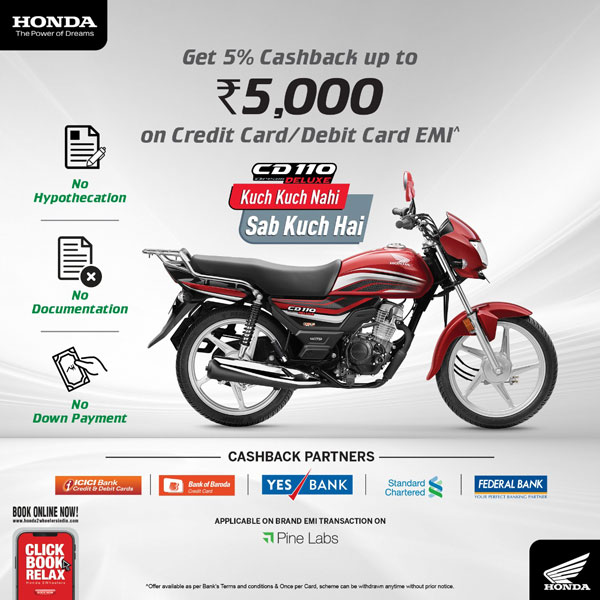 Honda Two-Wheelers December Offers: Benefits On Activa 6G, Hornet 2.0 & CD110 Deluxe