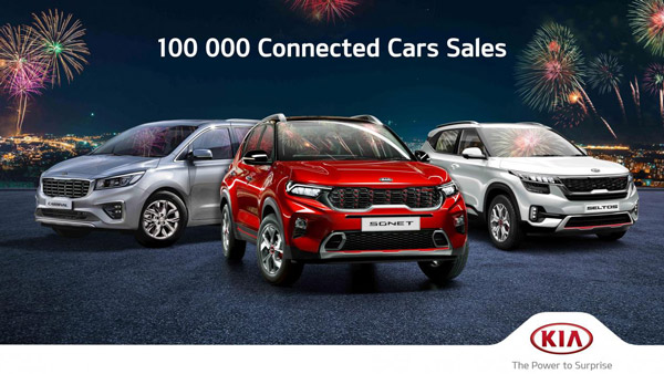 Kia Cars With Connected Technology Sell Over 1 Lakh Units To Become The First Brand To Achieve Milestone: Contributes To 55% Of Its Total Sales