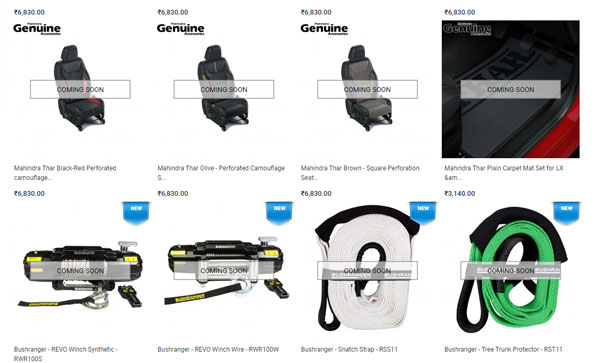 New Mahindra Thar Official Accessories List: New Interior Colours, Exterior Trims, Price & More Details