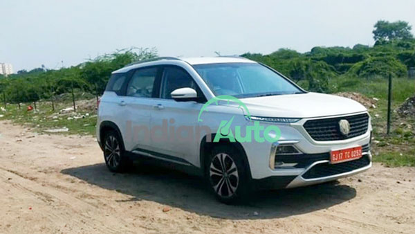 Spy Pics: MG Hector Facelift (2021) Spotted Testing Ahead Of India Launch