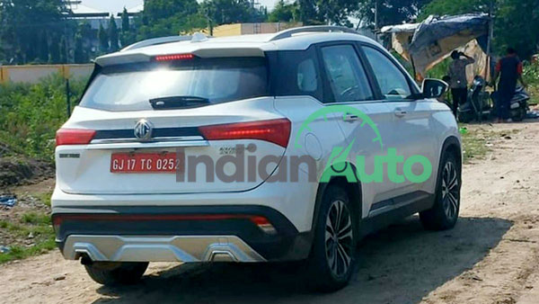 Spy Pics: MG Hector Facelift (2021) Spotted Testing Ahead Of India Launch