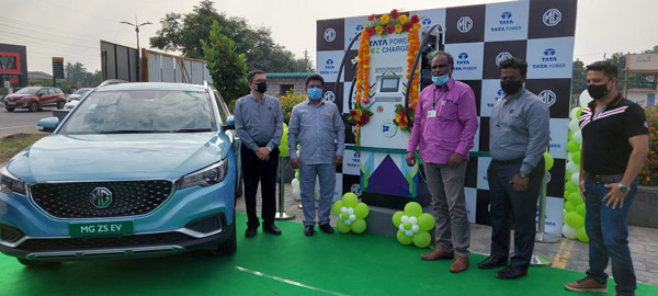 MG Installs First 60kW Public DC Fast Charger In Coimbatore: Specs & Other Details