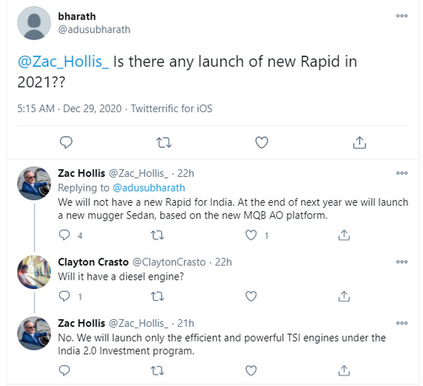 New Skoda Sedan India Launch Confirmed For Late-2021: A Replacement To The Popular Skoda Rapid Model