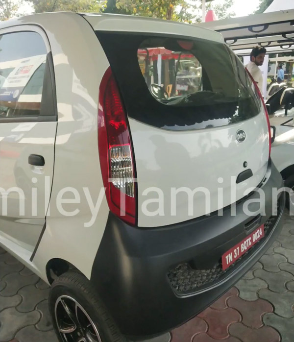Spy Pics: Tata Nano Electric Spotted Testing Revealing New Features Ahead Of Launch