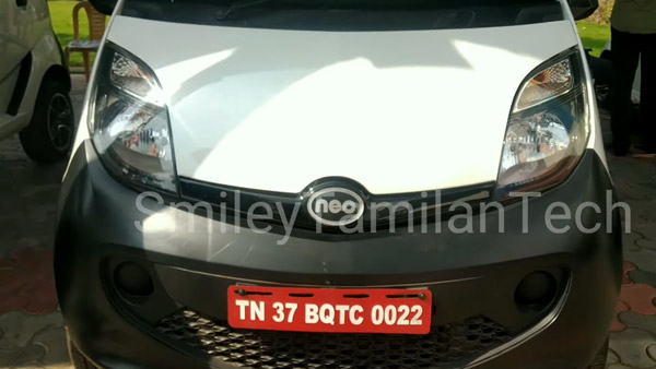 Spy Pics: Tata Nano Electric Spotted Testing Revealing New Features Ahead Of Launch