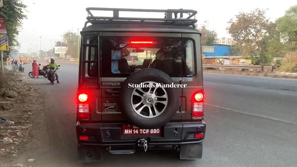 Spy Pics: New Force Gurkha Near Production SUV Spotted Testing With Accessories Ahead Of India Launch