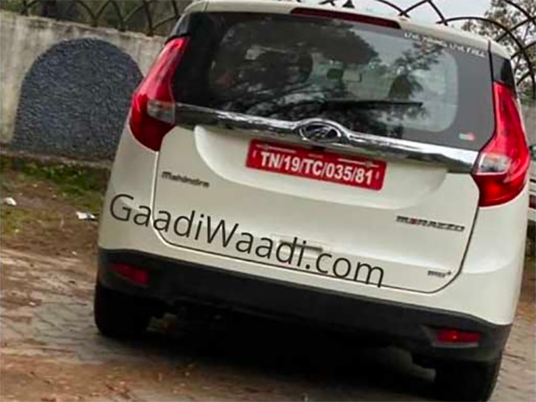 Spy Pics: Mahindra Marazzo Petrol Variant Spotted Testing Ahead Of India Launch