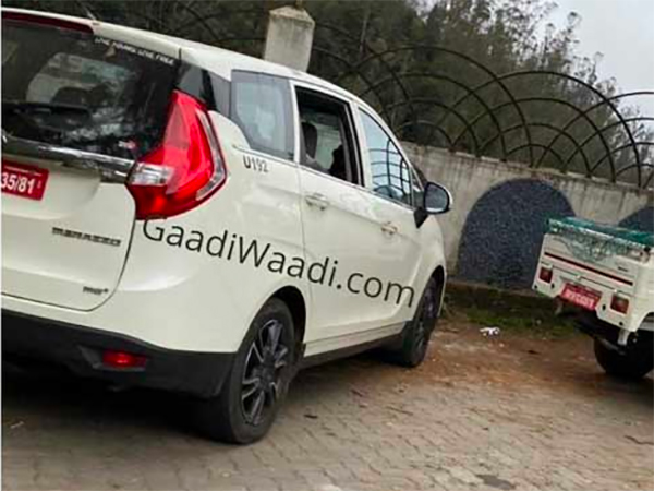 Spy Pics: Mahindra Marazzo Petrol Variant Spotted Testing Ahead Of India Launch
