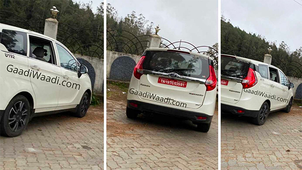 Spy Pics: Mahindra Marazzo Petrol Variant Spotted Testing Ahead Of India Launch