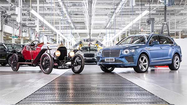 Bentley Reaches 2,00,000 Cars Production Milestone