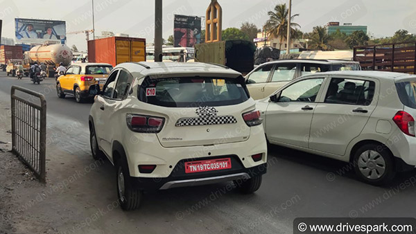 Spy Pics: Mahindra eKUV100 Spotted Testing In Bangalore Ahead Of Launch