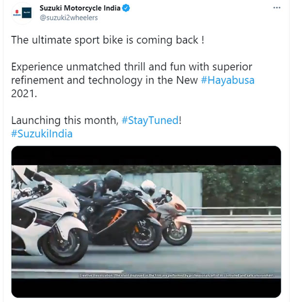 New Suzuki Hayabusa India Launch Confirmed For April 2021: All You Need To Know
