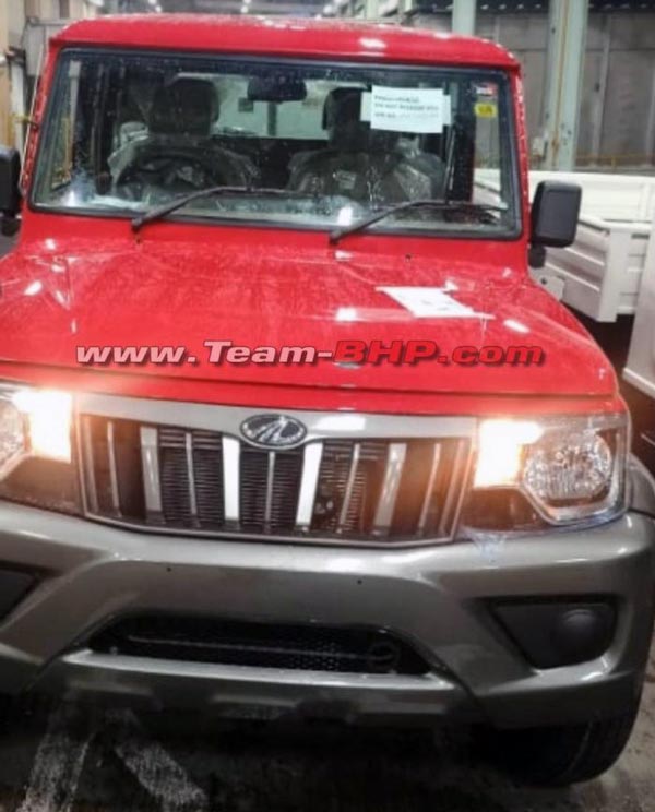 2021 Mahindra Bolero Facelift Spotted At Dealership: Gets Dual-Tone Colour Options