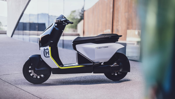 Husqvarna Vektorr Electric Scooter Revealed: Husqvarna Electric Scooter Based On Bajaj Chetak