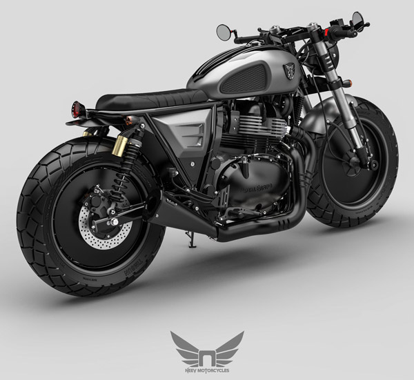 Royal Enfield Sultan 650 Concept Based On Interceptor 650 Revealed By Neev Motorcycles