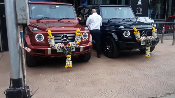 Two Mercedes-Benz G350d SUVs Delivered To The Same Family On The Same Day