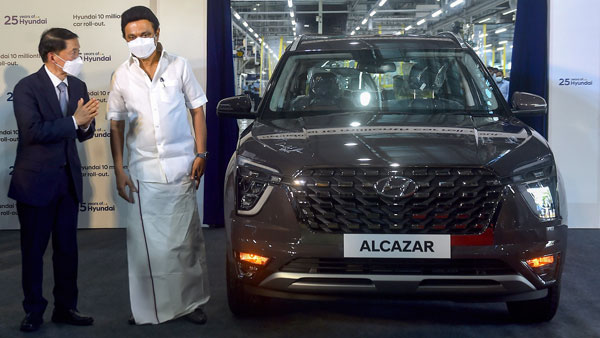 Hyundai Alcazar 10 Millionth Milestone Unit Rolled Out From Chennai Plant: Here Are All Details