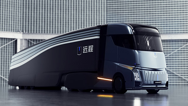 Geely's Farizon Auto Reveals Homtruck — Tesla Semi Rival Is A Home On Wheels