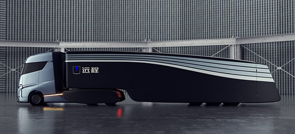 Geely's Farizon Auto Reveals Homtruck — Tesla Semi Rival Is A Home On Wheels