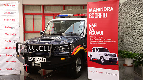 Mahindra Scorpio Pick-Up Truck Joins Kenya Police Fleet: 100 SUV Units Delivered