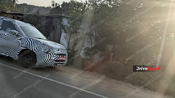 DriveSpark Exclusive: Citroen C3 Spotted Testing In Andhra Pradesh