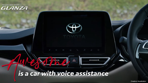 2022 Toyota Glanza Teased: Comes With Voice Command Features