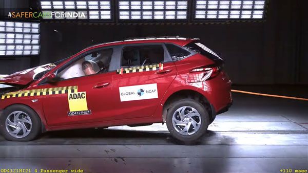 Hyundai i20 Earns 3 Star Rating In GNCAP Safety Testing