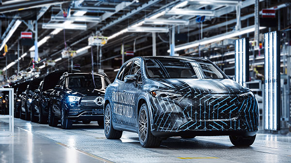 Mercedes-Benz Teases EQS SUV Ahead Of Debut