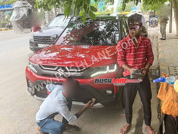 2022 Maruti Suzuki Brezza Spied During TVC