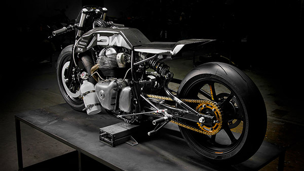Pegasus l’Étalon Noir Is An Otherworldly Drag Bike That Was Once A Continental GT 650 