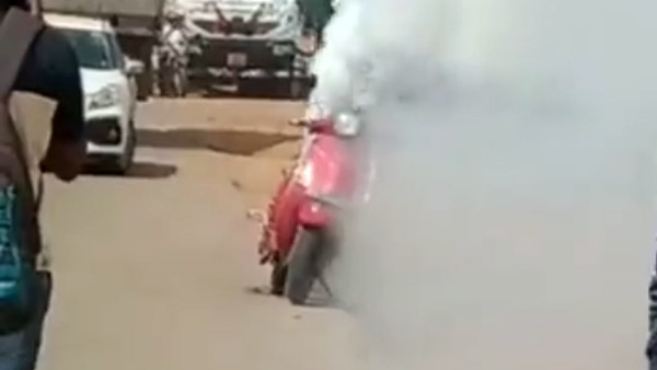 Another Electric Scooter In Flames