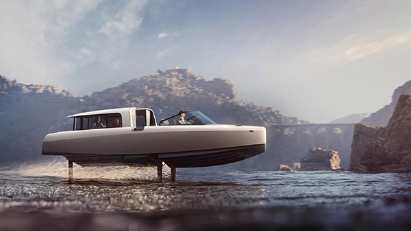 Candela P-8 Long-Range Hydrofoil Electric Boat: First Long-Range Taxi Boat In The World