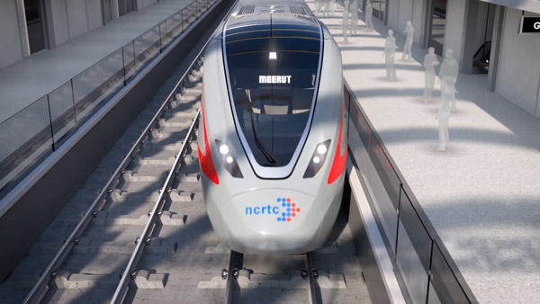 First Trainset For Delhi-Meerut RRTS Arrives