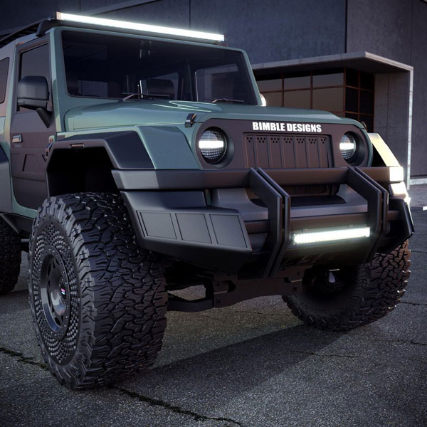Mahindra Thar EV Renderings Surface: All-Electric Mahindra Thar Looks Brilliant